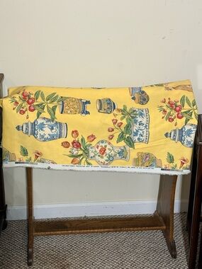 Thibaut Shangrila Chinoiserie Fabric Yellow Floral Designer Upholstery